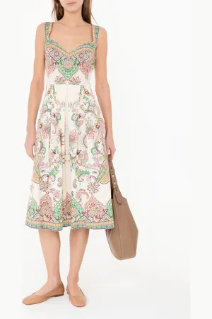 Etro Paisleyprint Midikleid in