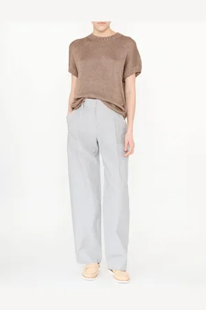 Iris von Arnim Kurzärmliger Seiden-Cashmere-Pullover 