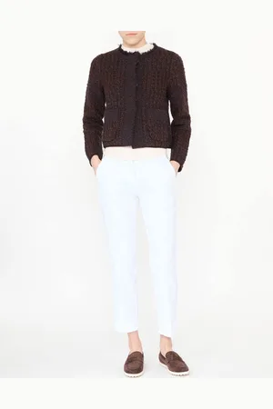 BRUNO MANETTI Cardigan Dunkelbraun