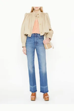 Chloé Seidenbluse mit Ballonärmeln