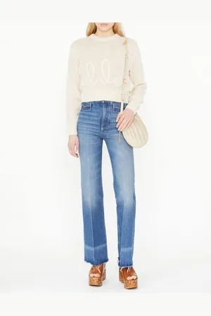 Chloé Cropped Woll-Seidenpullover