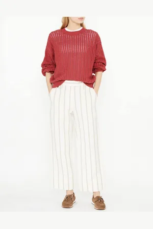 Brunello Cucinelli Gestreifte Chinohose