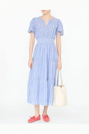 Rails Gestreiftes Midikleid 