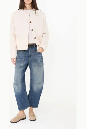 NILI LOTAN Mid-Rise Jeans 