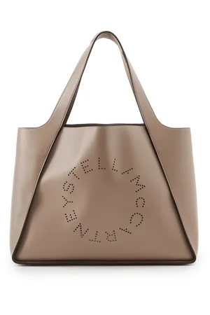 Stella McCartney Shopper mit Stella Logo Beige