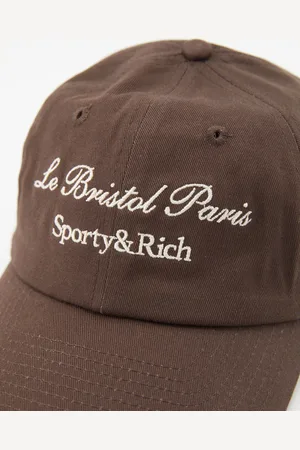 Sporty & Rich Baseballcap Dunkelbraun