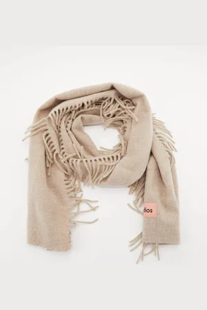Acne Studios Wollschal mit Fransen