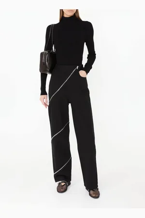 Alaïa Jeans mit Reißverschluss-Spirale