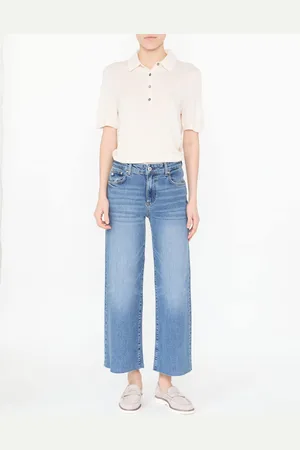 AG Jeans Wide-Leg Jeans 