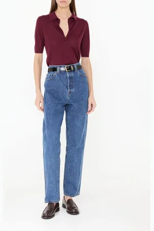 Khaite Straight-Cut Jeans 