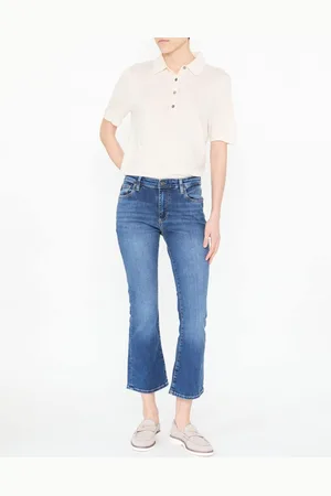 AG Jeans High-Rise Flare Crop 