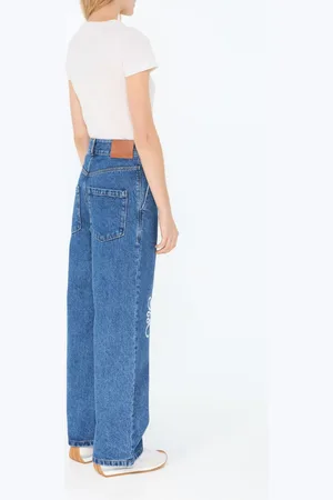 Loewe Baggy-Jeans mit Anagram Mittelblau