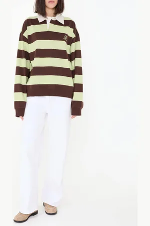 AGOLDE Rugby-Poloshirt /Braun