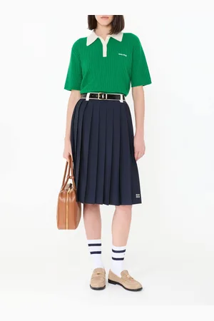 Miu Miu Cashmere-Poloshirt