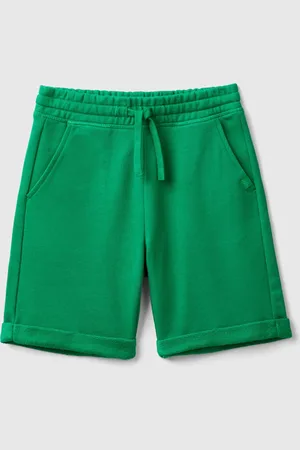 Benetton Bermudashorts Aus Reinem Baumwollfleece