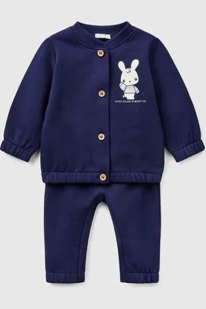 Benetton Outfit Aus Baumwollfleece