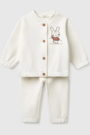 Benetton Outfit Aus Baumwollfleece