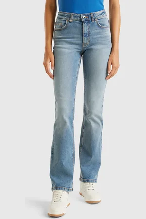 Benetton Bootcut-jeans Aus Baumwollmischung
