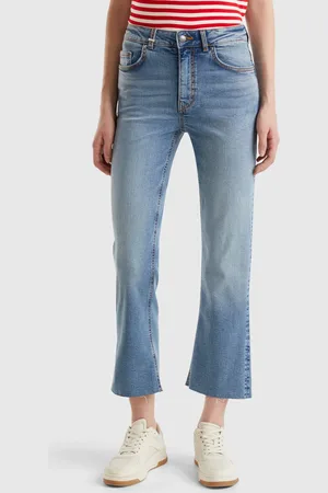 Benetton Cropped Jeans Aus Baumwolle
