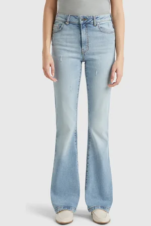 Benetton Schlagjeans Aus Baumwollmischung