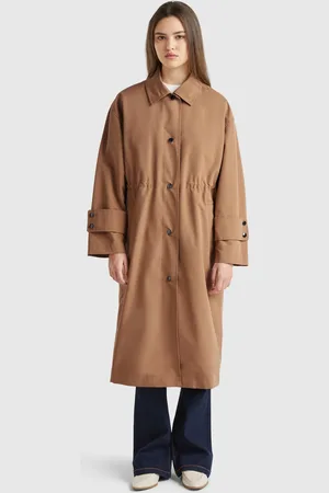 Benetton Langer Parka Mit Herausnehmbarer Polsterung