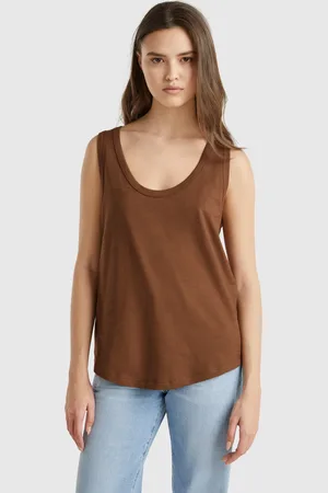 Benetton Leichtes Tanktop Aus Baumwolle