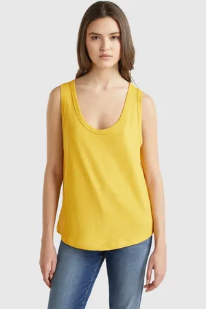 Benetton Leichtes Tanktop Aus Baumwolle