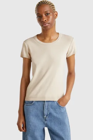 Benetton Kurzärmeliger Pulli In
