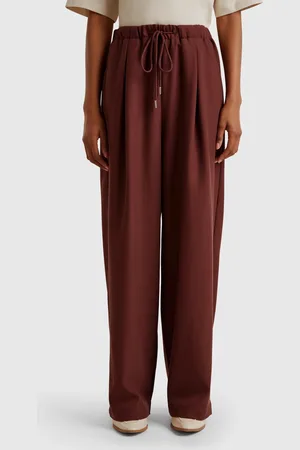 Benetton Weite Hose Aus Viskosemischung