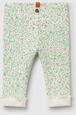 Benetton Leggings Mit Blumendruck