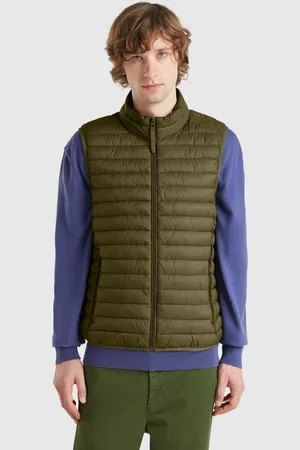 Benetton Ärmellose Jacke Mit Normaler Passform Und Wattierung