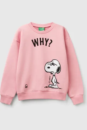 Benetton Snoopy peanuts Baumwoll-sweatshirt