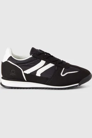 Benetton Turnschuhe Aus Nylon Und Wildleder