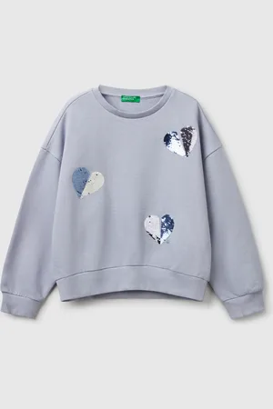 Benetton Sweatshirt Mit Pailletten