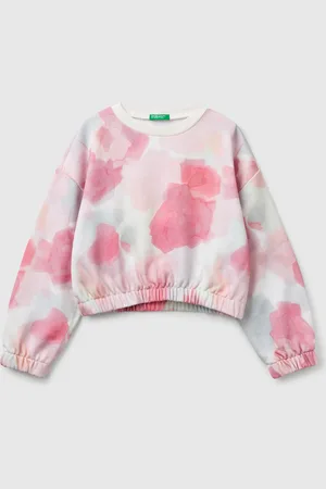 Benetton Sweatshirt Mit Gemustertem Aufdruck