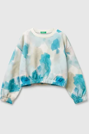 Benetton Sweatshirt Mit Gemustertem Aufdruck