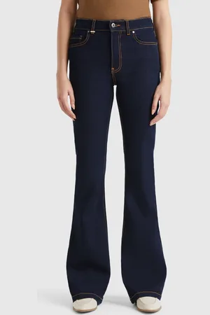 Benetton Schlagjeans Aus Baumwollmischung