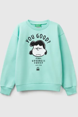 Benetton Snoopy peanuts Baumwoll-sweatshirt