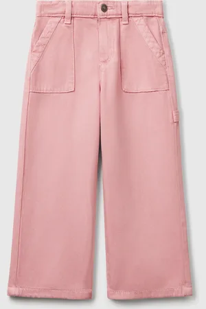 Benetton Fließende Hose Mit Geradem Bein