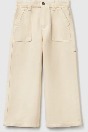 Benetton Fließende Hose Mit Geradem Bein