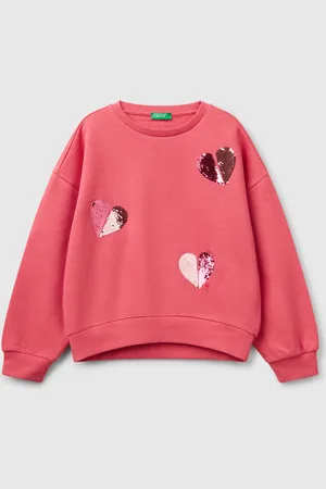 Benetton Sweatshirt Mit Pailletten