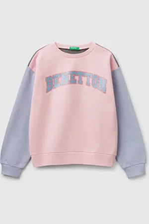 Benetton Sweater Mit Glitzerdruck