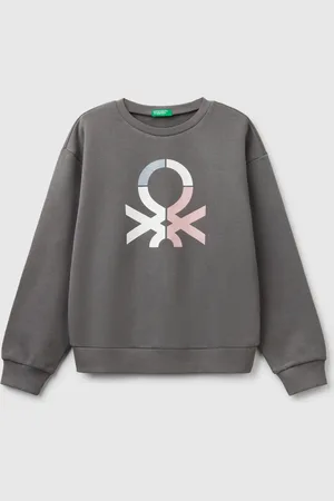 Benetton Sweater Mit Glitzerdruck
