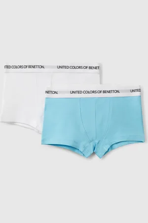 Benetton Zwei Boxershorts Mit Logo-gummizug