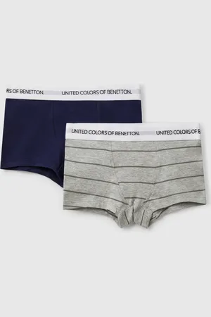 Benetton Zwei Boxershorts Aus Stretch-bio-baumwolle