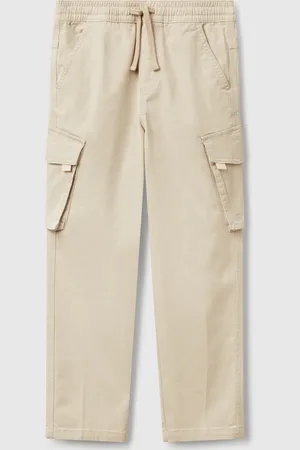 Benetton Schmal Geschnittene Cargohose