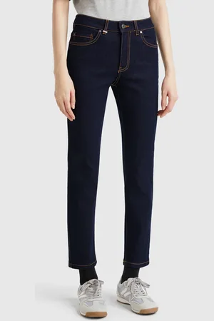 Benetton Slim-fit-jeans Mit Hohem Bund