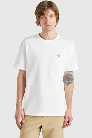 Benetton Basic-t-shirt Aus Baumwolle