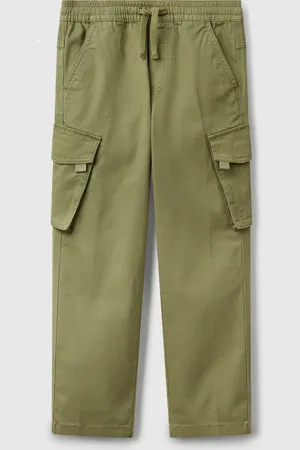 Benetton Schmal Geschnittene Cargohose