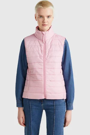 Benetton Ärmellose Weste Mit Schmaler Passform Und Wattierung